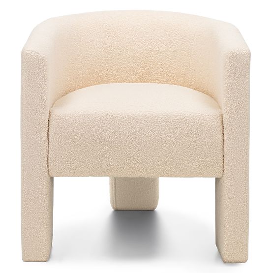 Lorraine Relaxation Chair, Beige, Boucle