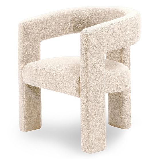 Lory Relaxation Chair, Boucle, Beige