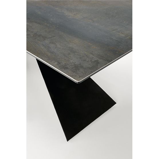 LUCIANO extendable table, top: blue marble (2p=1pc)