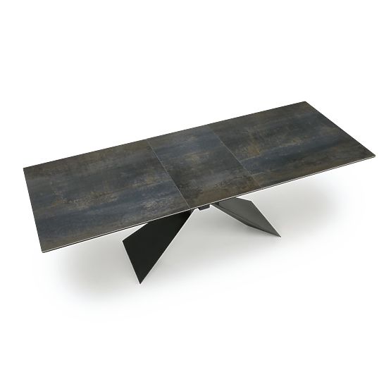 LUCIANO extendable table, top: blue marble (2p=1pc)
