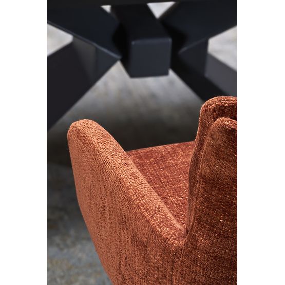 LUCIANO extendable table, top: blue marble (2p=1pc)