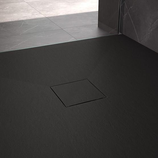Magnum Black Shower Tray 80x100