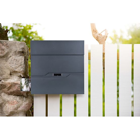 Mail Box for Letters Vidar Anthracite