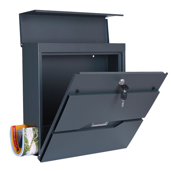 Mail Box for Letters Vidar Anthracite