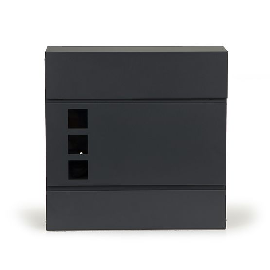 Mailbox for Letters and Newspapers Galvanized Steel ModernHome