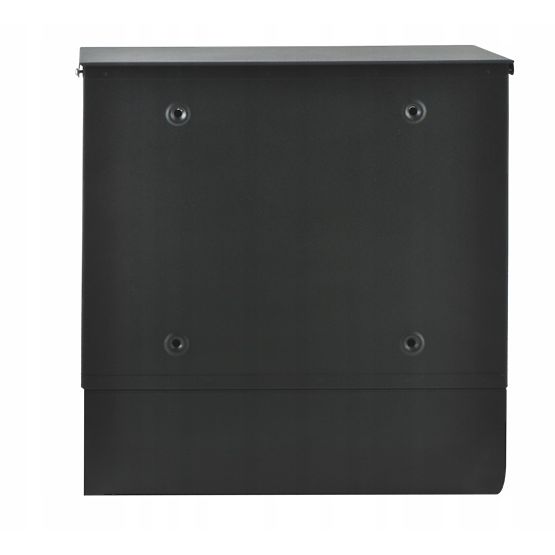 Mailbox with Newspaper Holder Made of Galvanized Steel