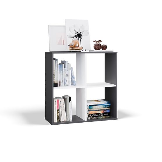 Malax 2x2 Shelf ANTHRACITE WHITE