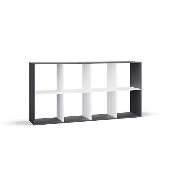 Malax 2X4 Shelf ANTHRACITE WHITE