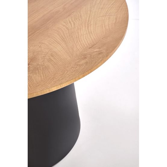 MALOMI set of 2 benches, natural/black (2pcs=1set)