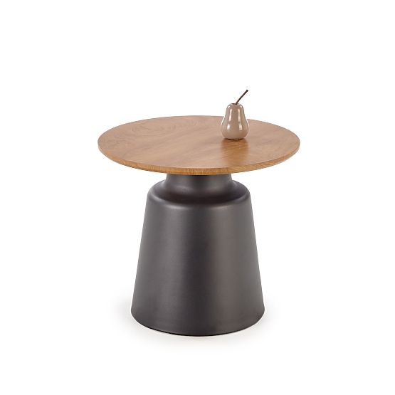 MALOMI set of 2 benches, natural/black (2pcs=1set)