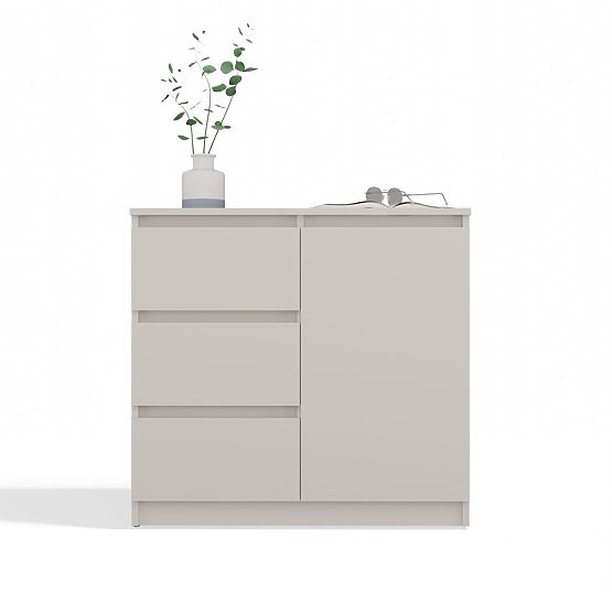 Malwa 1D3S Chest of Drawers in Cashmere Beige