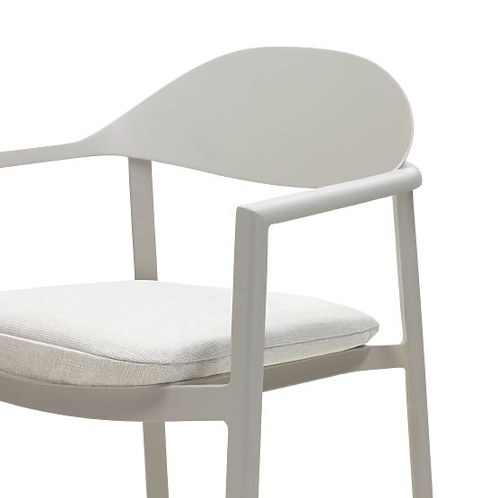 Marinelli Garden Chair, Aluminum, Light Beige