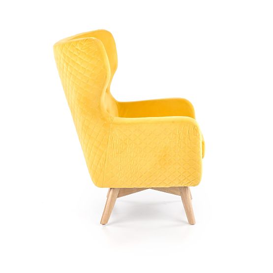 MARVEL Yellow/Natural Relaxation Chair