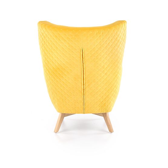 MARVEL Yellow/Natural Relaxation Chair