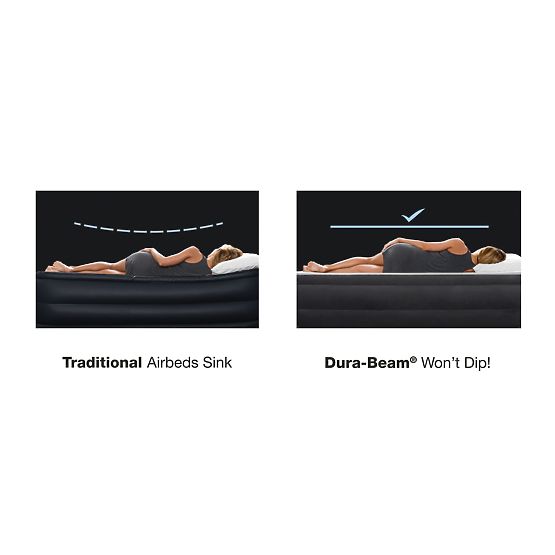 Mattress Bed 236x152cm with Pump for 2 Persons DELUXE 64448ND