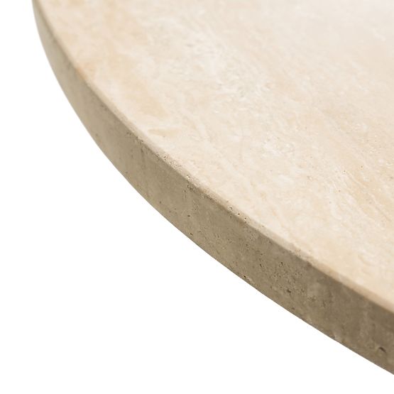 Medley Coffee Table 90 cm, Round, Travertine/Ash