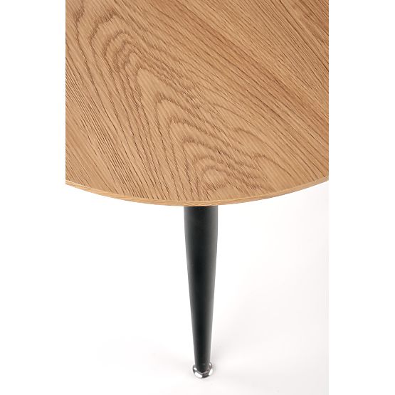 MENTONA 2, set of 2 benches golden oak/black (2pcs=1set)