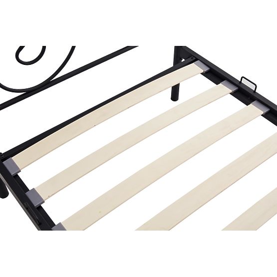 Metal bed PANAMA 200x90 - black