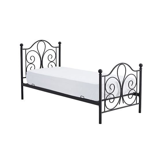 Metal bed PANAMA 200x90 - black