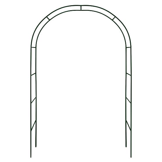 Metal Pergola Arch Black 240 cm