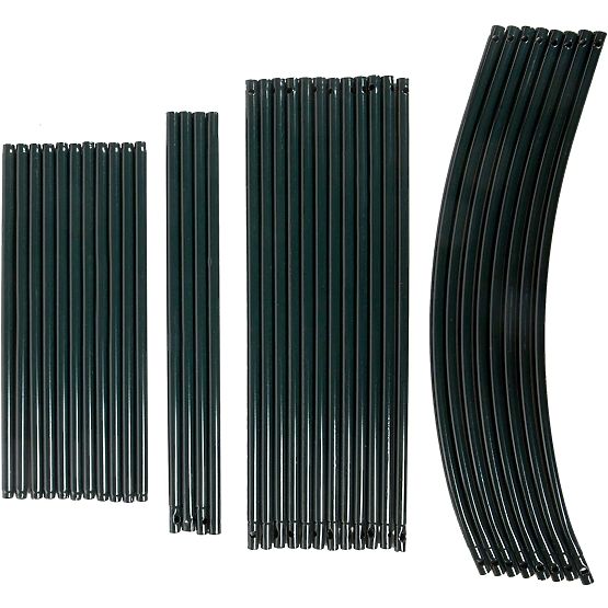 Metal Pergola Arch Black 240 cm