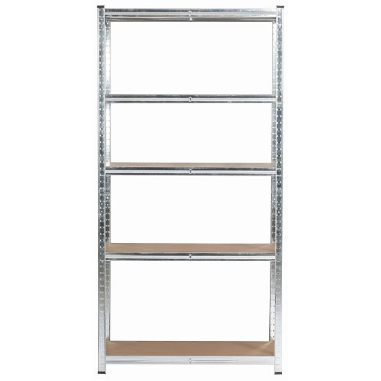 METAL SHELF 90x40x180 SILVER