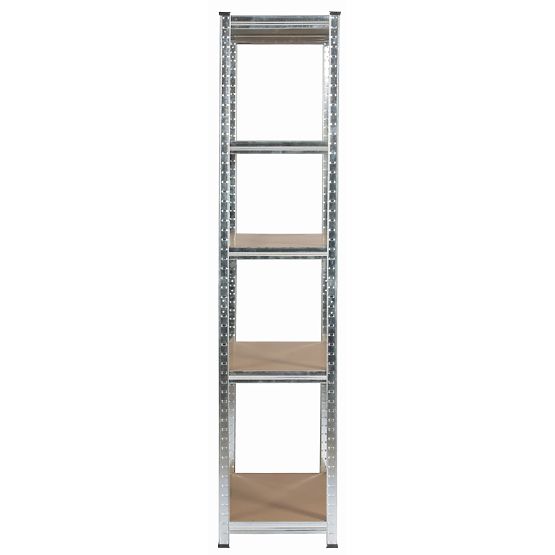 METAL SHELF 90x40x180 SILVER