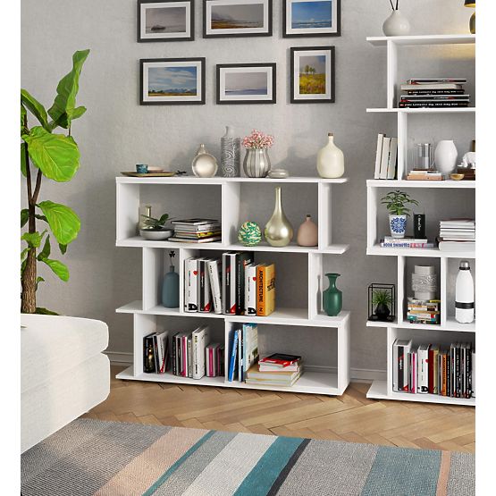 Mini FIX Shelf Unit with Shelves - White