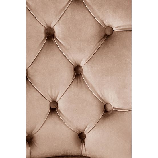 MIYA Chair Black / Upholstery: Beige (1p=2pcs)