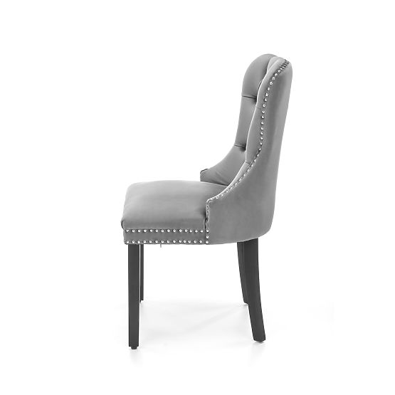 MIYA Chair Black / Upholstery: Gray (1p=2pcs)