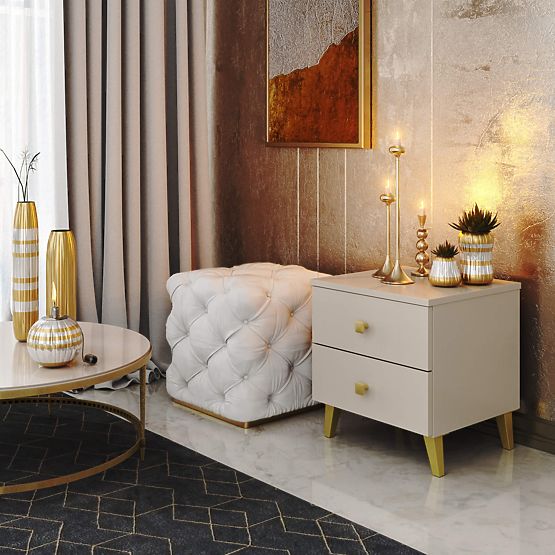 MOBI K-02 CHEST OF DRAWERS CASHMERE GOLD