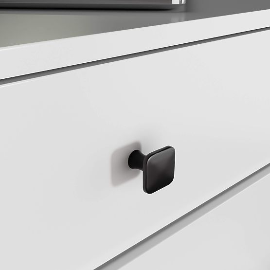 MOBI K-04 WHITE BLACK CHEST OF DRAWERS