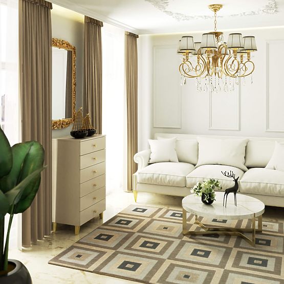 MOBI K-06 CHEST OF DRAWERS CASHMERE GOLD