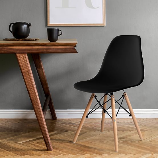 Modern Chair Milano DSW PP Black