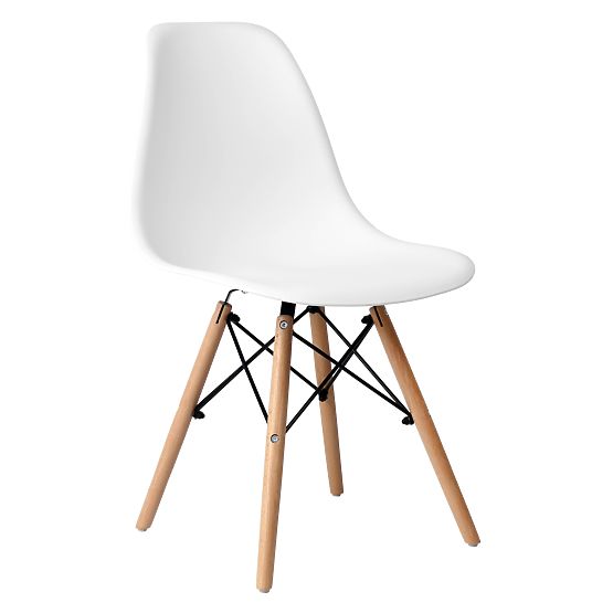 Modern Chair Paris DSW White