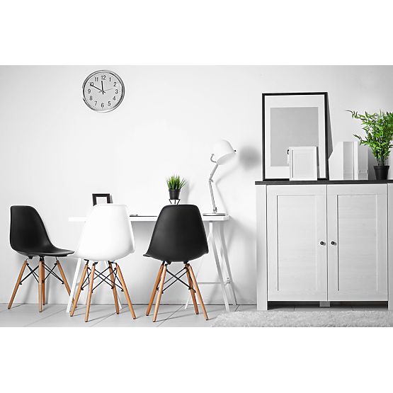Modern Chair Paris DSW White
