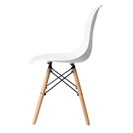 Modern Chair Paris DSW White