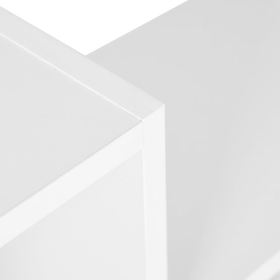 Modern Hanging Shelf with 8 Shelves White