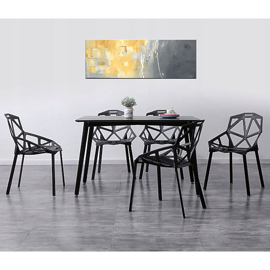 Modern Lace Armchair VECTOR Black