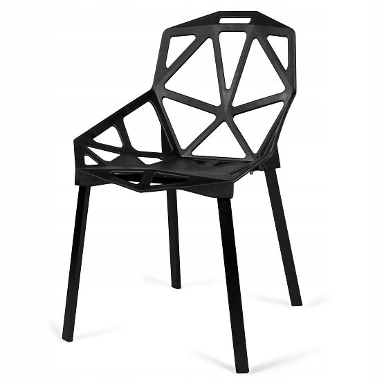 Modern Lace Armchair VECTOR Black