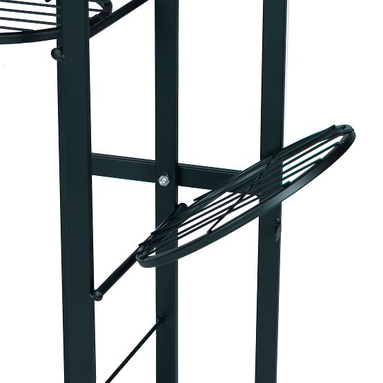 Modern Metal Plant Stand 6 Levels Black