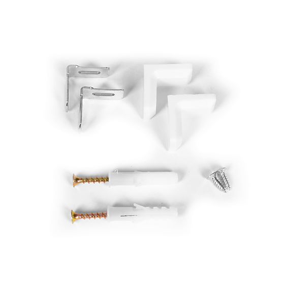 Modern Shelf for Living Room with 5 Shelves for Books White