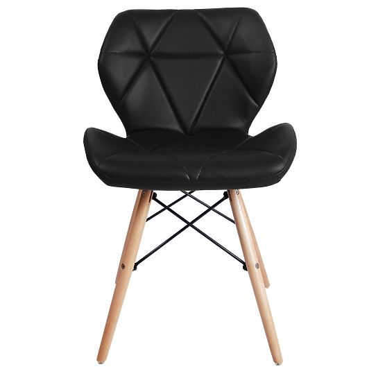 Modern Upholstered Chair MURET Black
