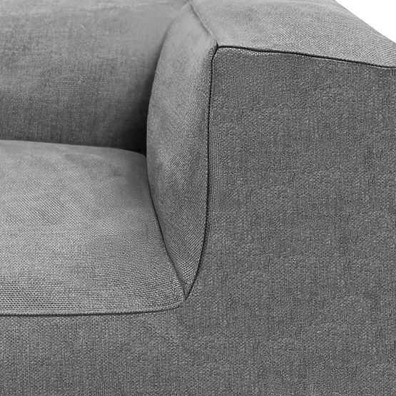 Modular Corner for Vacuum Garden Sofa with Cover, Gray