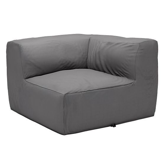 Modular Garden Sofa Vacuum VI with Cover, Gray
