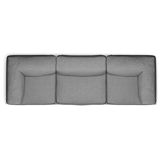 Modular Garden Sofa Vacuum VI with Cover, Gray