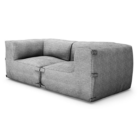 Modular Garden Sofa Vacuum Vlll with Cover, Gray