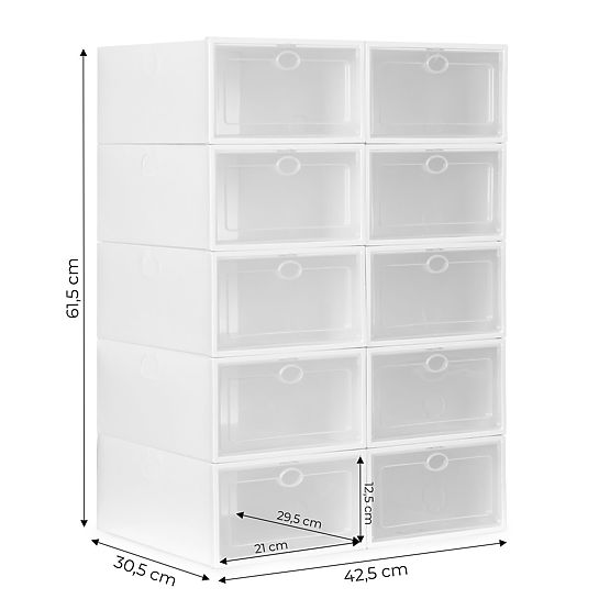 Modular Shoe Cabinet Organizer - Plastic
