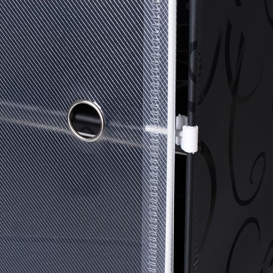 Modular Shoe Cabinet Wardrobe Pola Black