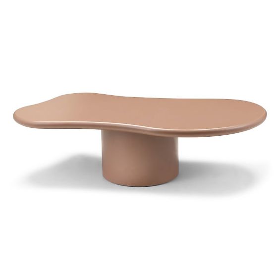 Monaco Coffee Table Cinnamon, Matte, Rounded Shapes